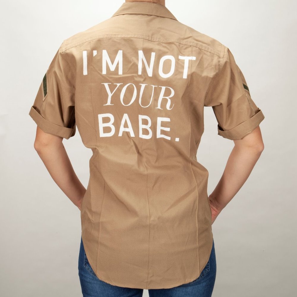 Military Shirt Custom Screen Print